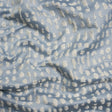 Metallic Drapery Jacquard - Wedgewood Spotted Abstract - British Imported