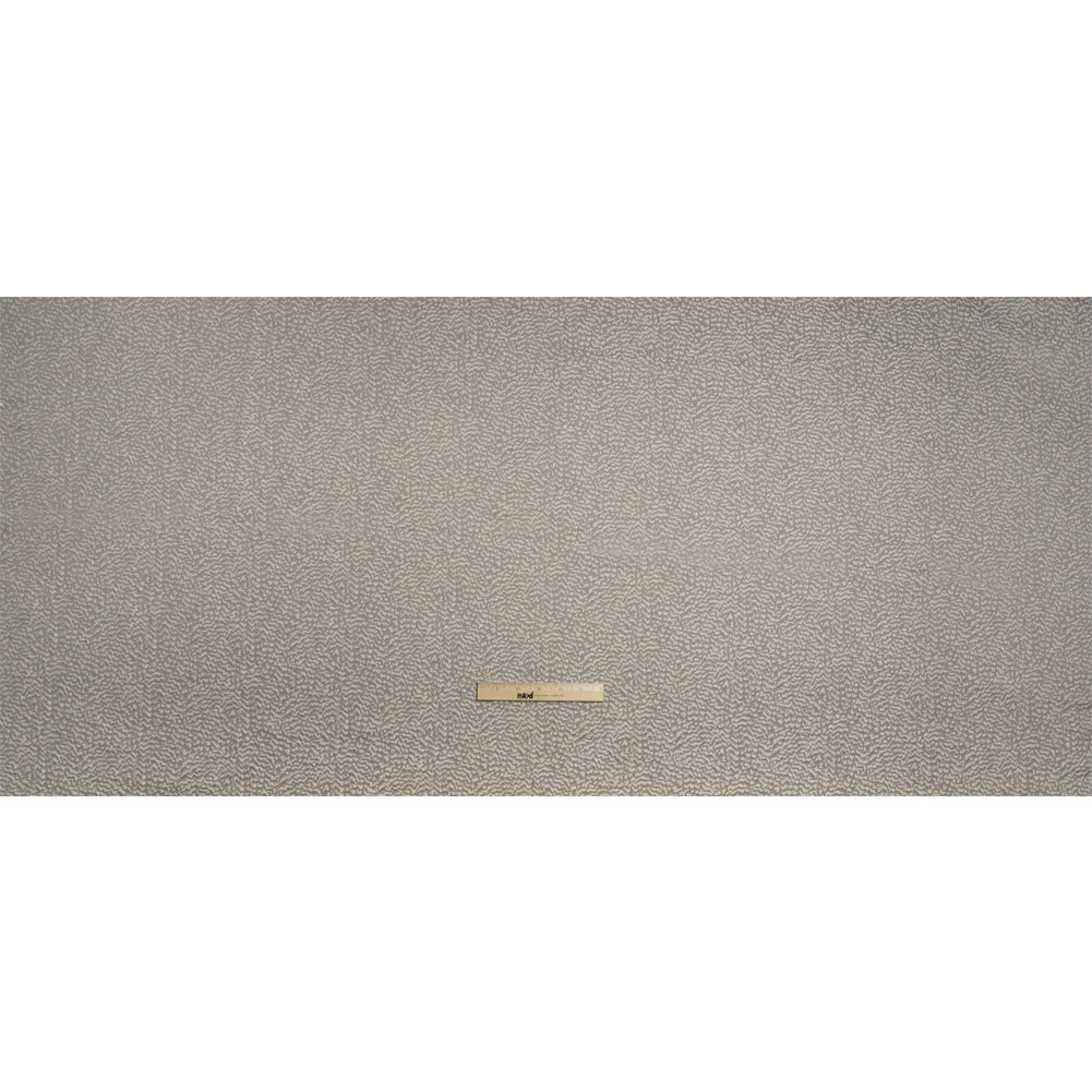 Metallic Drapery Jacquard - Dove Mottled - British Imported