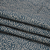 Metallic Drapery Jacquard - Ink Mottled - British Imported