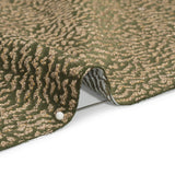 Metallic Drapery Jacquard - Olive Mottled - British Imported