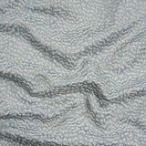 Metallic Drapery Jacquard - Wedgewood Mottled - British Imported