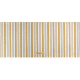 Slubbed Cotton Blend Woven - Pollen Wide Stripes - British Imported
