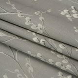 Linen and Rayon Drapery Woven - Steel Prairie Willow - British Imported