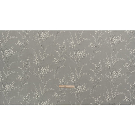 Linen and Rayon Drapery Woven - Steel Prairie Willow - British Imported