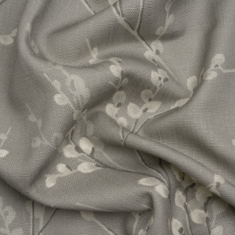 Linen and Rayon Drapery Woven - Steel Prairie Willow - British Imported
