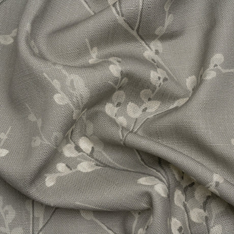 Linen and Rayon Drapery Woven - Steel Prairie Willow - British Imported