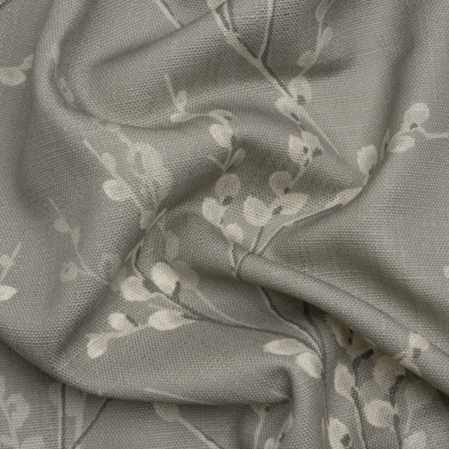 Linen and Rayon Drapery Woven - Steel Prairie Willow - British Imported