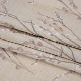 Embroidered Drapery Woven - Blush Prairie Willow - British Imported