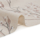 Embroidered Drapery Woven - Blush Prairie Willow - British Imported