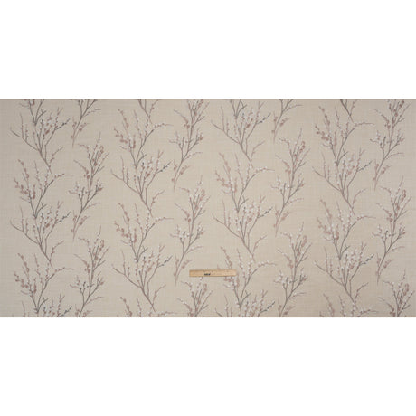 Embroidered Drapery Woven - Blush Prairie Willow - British Imported