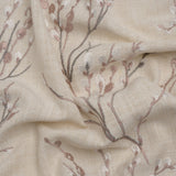 Embroidered Drapery Woven - Blush Prairie Willow - British Imported