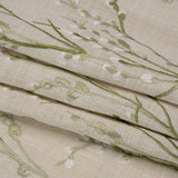 Embroidered Drapery Woven - Hedgerow Prairie Willow - British Imported