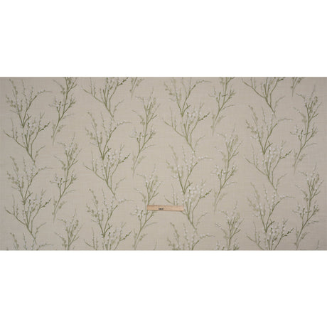 Embroidered Drapery Woven - Hedgerow Prairie Willow - British Imported