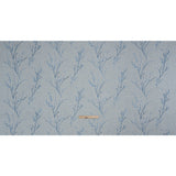 Embroidered Drapery Woven - Seaspray Prairie Willow - British Imported