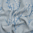 Embroidered Drapery Woven - Seaspray Prairie Willow - British Imported