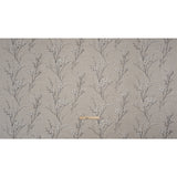 Embroidered Drapery Woven - Steel Prairie Willow - British Imported