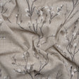 Embroidered Drapery Woven - Steel Prairie Willow - British Imported
