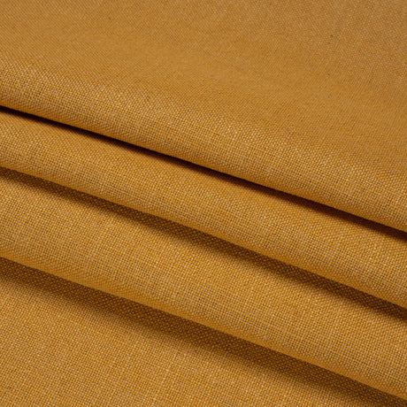 Linen, Viscose and Polyester Woven - Amber - British Imported