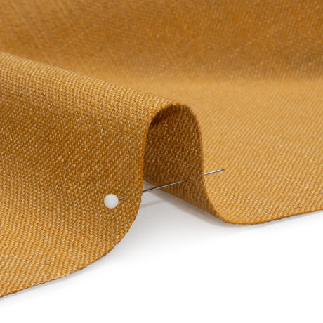 Linen, Viscose and Polyester Woven - Amber - British Imported
