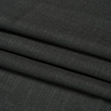 Linen, Viscose and Polyester Woven - Charcoal - British Imported