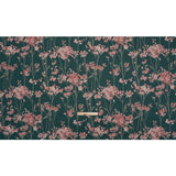 Cotton Canvas Print - Peacock Berry Stems - British Imported