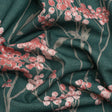 Cotton Canvas Print - Peacock Berry Stems - British Imported