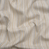 Polyester and Cotton Twill - Chambray Barcode Stripes - British Imported
