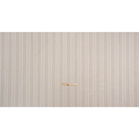 Polyester and Cotton Twill - Rosewood Barcode Stripes - British Imported