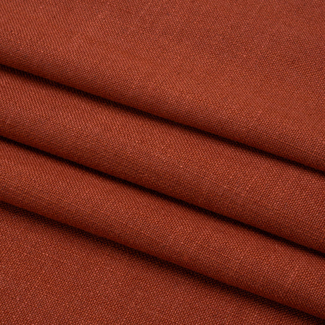 Linen, Viscose and Polyester Woven - Crimson - British Imported