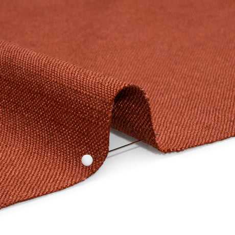 Linen, Viscose and Polyester Woven - Crimson - British Imported