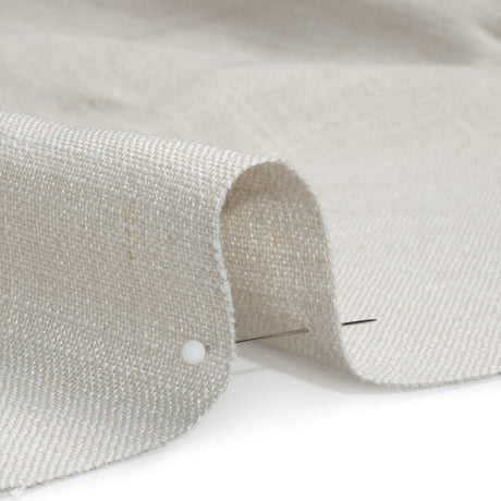 Linen, Viscose and Polyester Woven - Dove Gray - British Imported