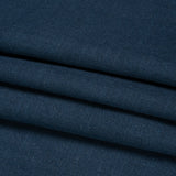 Linen, Viscose and Polyester Woven - Midnight - British Imported