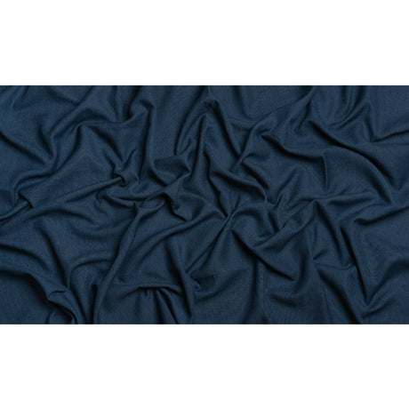 Linen, Viscose and Polyester Woven - Midnight - British Imported