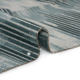 Drapery Jacquard - Peacock Ikat Stripes - British Imported