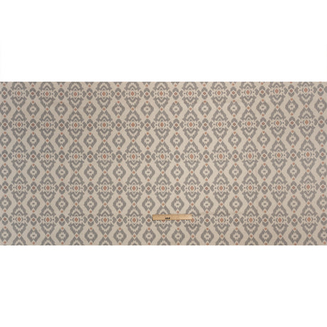 Cotton and Linen Canvas Print - Rose Ikat Geometries - British Imported