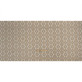 Cotton and Linen Canvas Print - Terracotta Ikat Geometries - British Imported