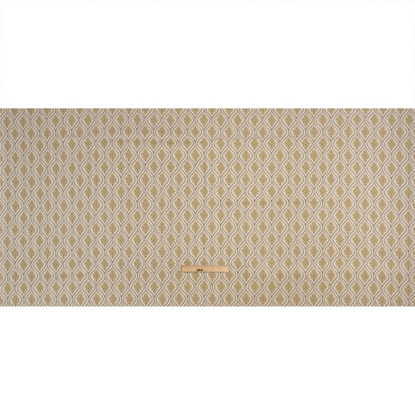 Cotton and Linen Canvas Print - Gold Leaf Motif - British Imported