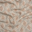 Cotton and Linen Canvas Print - Rose Leaf Motif - British Imported