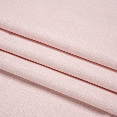 Slubbed Cotton and Polyester Woven - Blush - British Imported