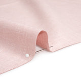 Slubbed Cotton and Polyester Woven - Blush - British Imported