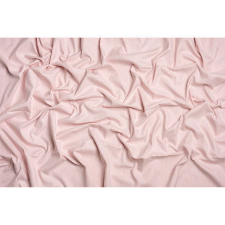 Slubbed Cotton and Polyester Woven - Blush - British Imported