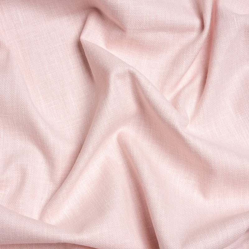 Slubbed Cotton and Polyester Woven - Blush - British Imported