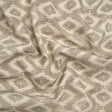 Cotton and Linen Canvas Print - Pebble Diamonds and Dots - British Imported
