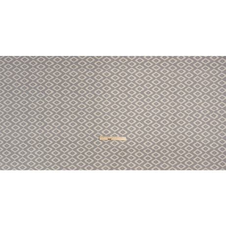 Cotton and Linen Canvas Print - Smoke Diamonds and Dots - British Imported
