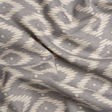 Cotton and Linen Canvas Print - Smoke Diamonds and Dots - British Imported