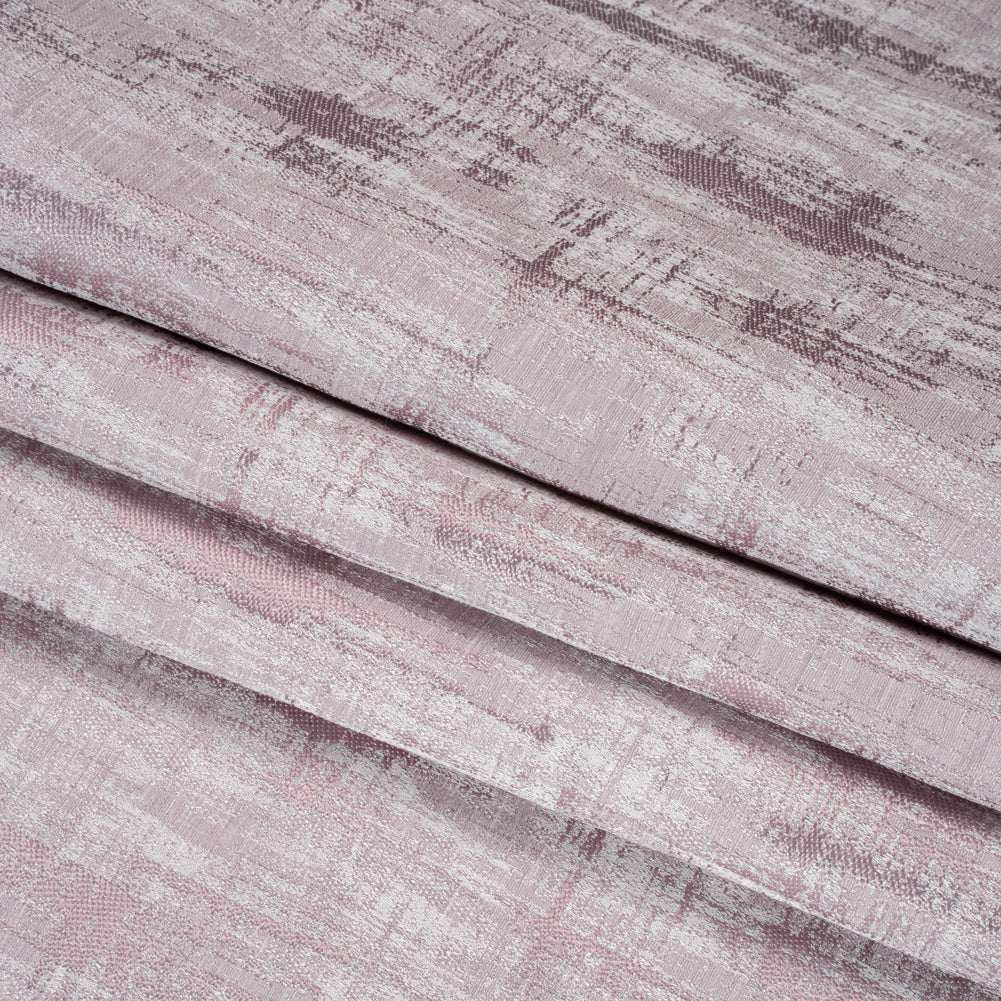 Drapery Jacquard - Mulberry Distressed Abstract - British Imported