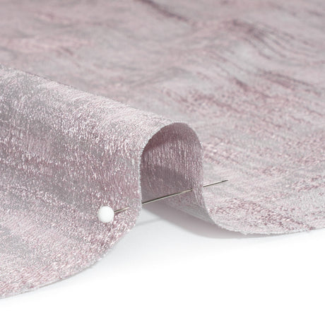 Drapery Jacquard - Mulberry Distressed Abstract - British Imported