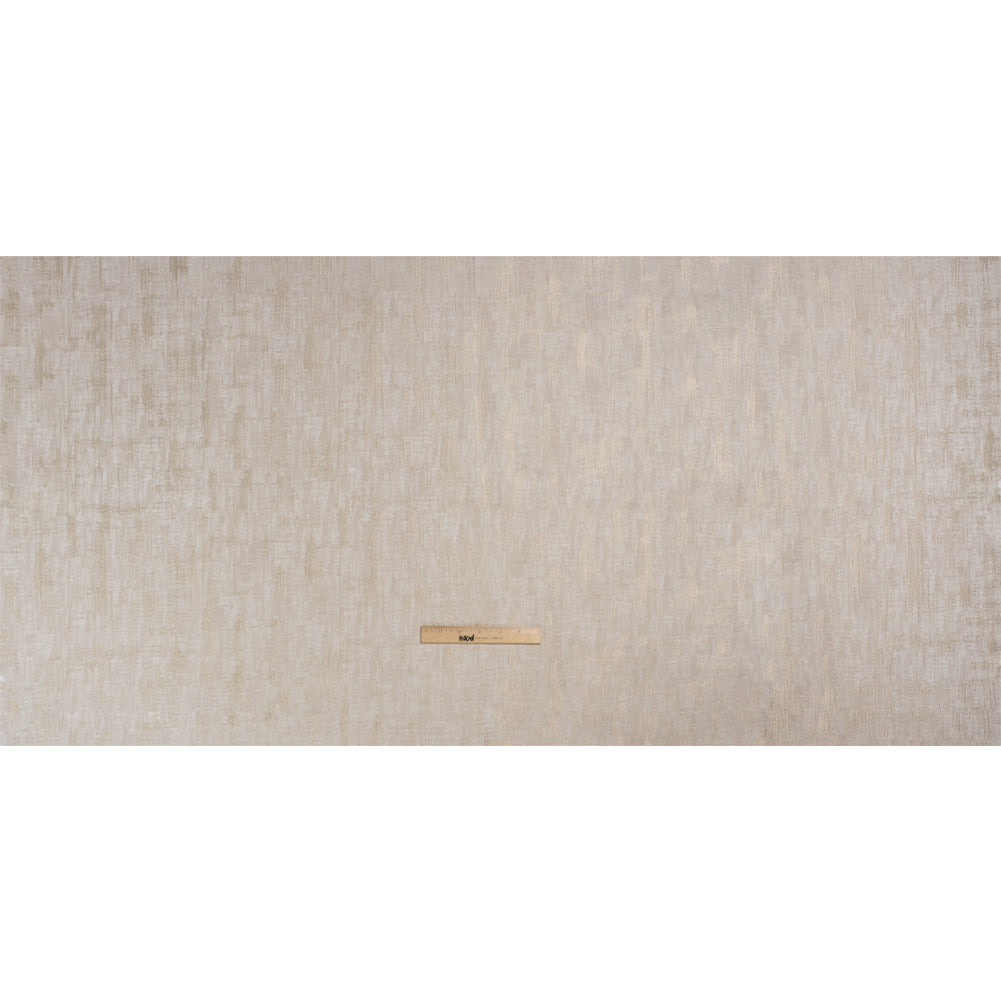 Drapery Jacquard - Natural Distressed Abstract - British Imported