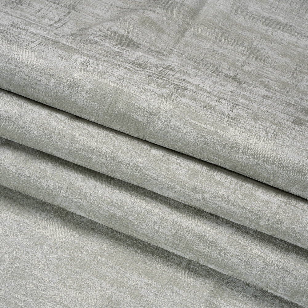 Drapery Jacquard - Sage Distressed Abstract - British Imported