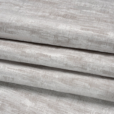 Drapery Jacquard - Silver Distressed Abstract - British Imported